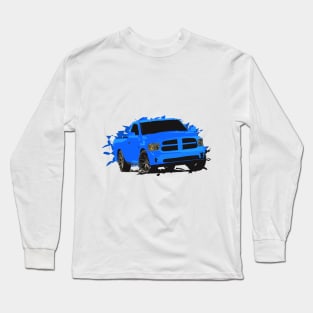 Dodge Ram blue Long Sleeve T-Shirt